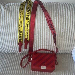Off-White Red Crossbody Bag